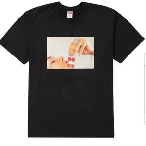 Supreme Cherries Tee - Black + Poncho!